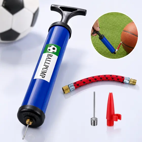 Bomba de Ar para Encher Bola de Futebol Pneu Balão Bexiga Infláveis
