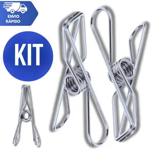 Prendedor De Roupa Resistente Alta Qualidade Premium Cabides Varal Organizadores Casa