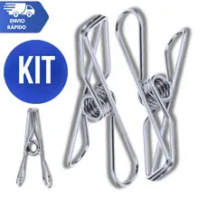 Prendedor De Roupa Resistente Alta Qualidade Premium Cabides Varal Organizadores Casa