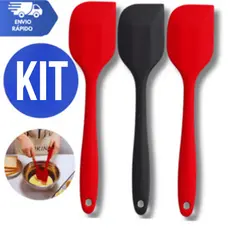 Espátula Reta de Silicone Grande Sortidas Raspadora melhores utensílios para sua cozinha 27CM Multiuso Qualidade