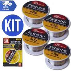 Estanho Para Solda 1mm 40g O Melhor Rolo Carretel Em Fio