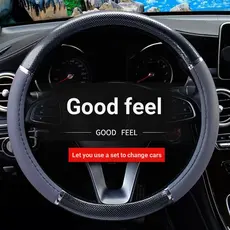 04-05-06-07 Honda Accord Capa de volante de couro genuíno sem costura odessey Grip Cover Volante Capa antiderrapante
