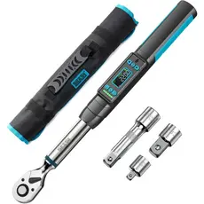 Chave De Torque Elétrica Digital Seesii 3/8 " ± 2 % De Precisão , 0 – 220 N·m/0 162 Pés-lbs , Tela LCD , Modos De Tempo