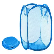 Cesto De Roupa Suja Azul Claro : Material Leve Para Fácil Manuseio . Promoção