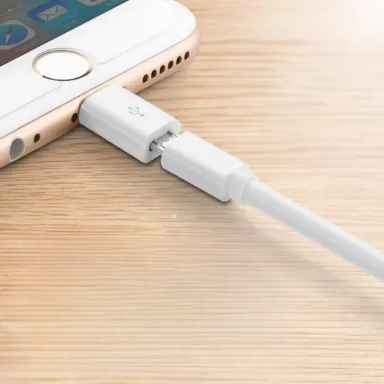 Conversor Adaptador OTG Micro USB V Para Lightning Iphone