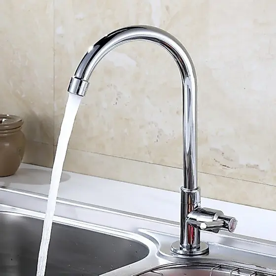 Torneira De Mesa De Bancada Lavatorio Banheiro Em Aço Inoxidável