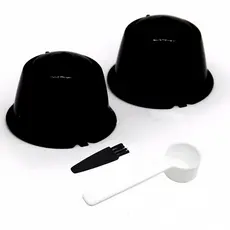 Cápsula De Café Reutilizável De Três Corações De 4 Peças/Dolce Gusto/Nespresso Black