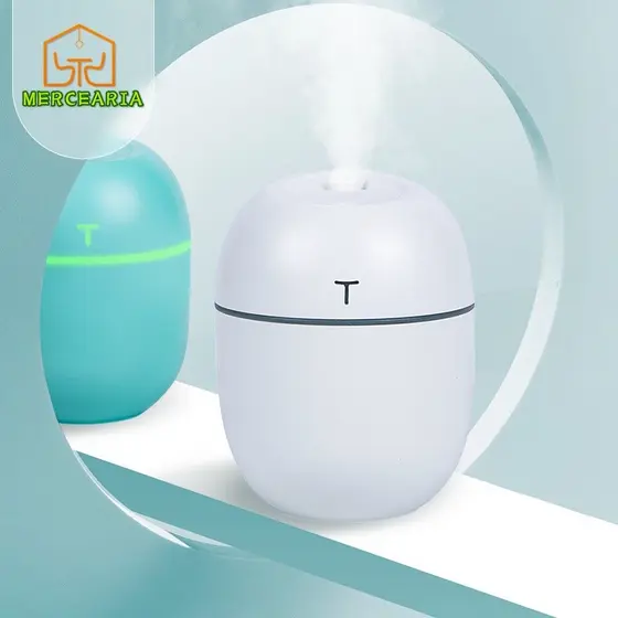 Umidificador Em Forma De T , Branco , Versão Mini , Preço Acessível E Operação Silenciosa .