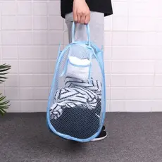 Cesto De Roupa Suja , Ideal Para Roupas Em Azul Claro