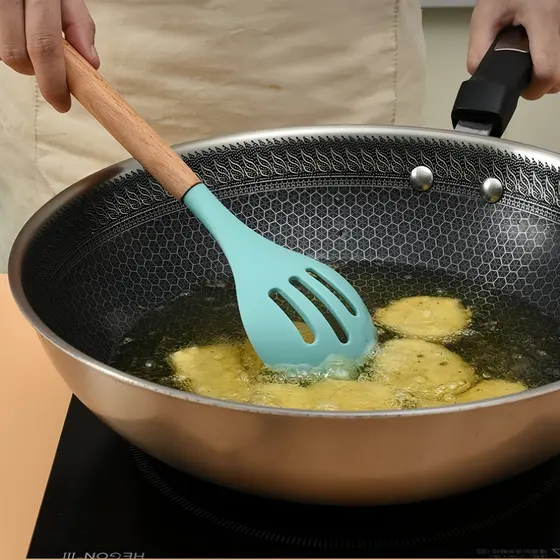 Ferramentas De Cozinha De Silicone Verde De 36 Peças , Promoção Leve E Durável