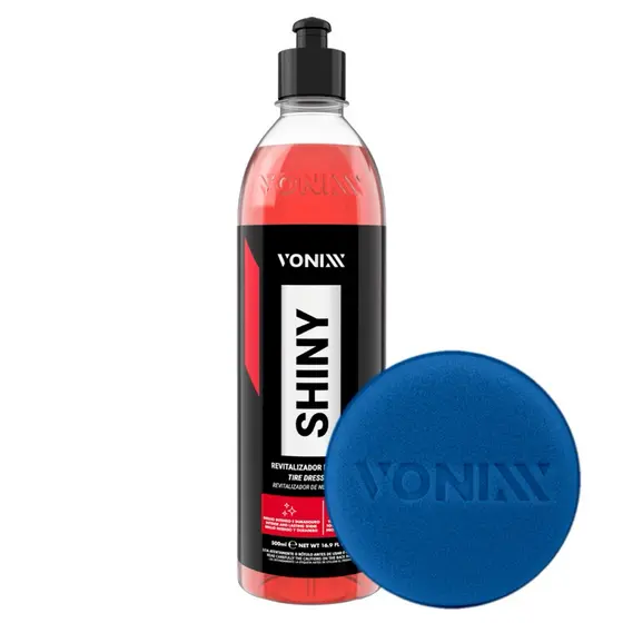 Shiny Vonixx Revitalizador De Pneus Profissional + Aplicador Duração de até 60 dias