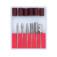 Kit Refil 6 Lixas + 6 Brocas para Lixadeira Elétrica