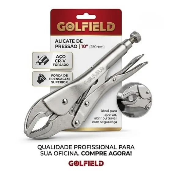 Alicate de Pressão 10” Profissional em Aço Reforçado com Ajuste Rápido e Alta Durabilidade