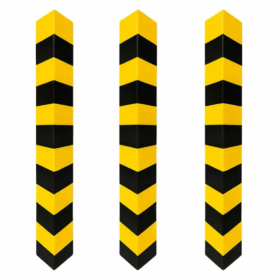 Protetor Para Estacionamento Coluna Garagem Zebrada Adesiva