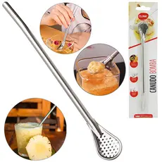CANUDO DE INOX 18 CM BOMBA COM PENEIRA 2 EM 1