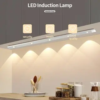 60CM Luz LED Sem Fio sensor De Inteligente Do Guarda-Roupa Quarto De Conveniência Carregamento USB
