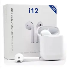 Fone de Ouvido Sem Fio i12 Tws Bluetooth Com Touch Bluetooth 5.0
