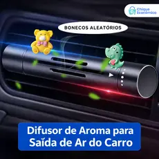 Perfume de Carro Portátil com Clipe | Aromaterapia para Saída de Ar e Purificador de Ar Veicular