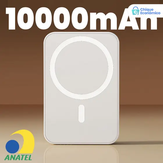 Carretel De Indução Portátil iPhone Magsafe Apple Carga De Farol Sem Fio 3000mAh/5000mAH/10000mah