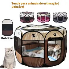 Tenda para gatos casa para animais de estimação cercadinho dobrável para cães gaiola cães cercadinho cachorro
