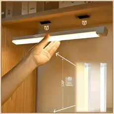 10/30/50cm Smart Luminária Inteligente Ultra LED com sensor de movimento sem fio Recarregável USB para Baixo do Armário