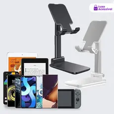 Suporte Ajustável Dobrável para Celular Tablet e Livros Universal