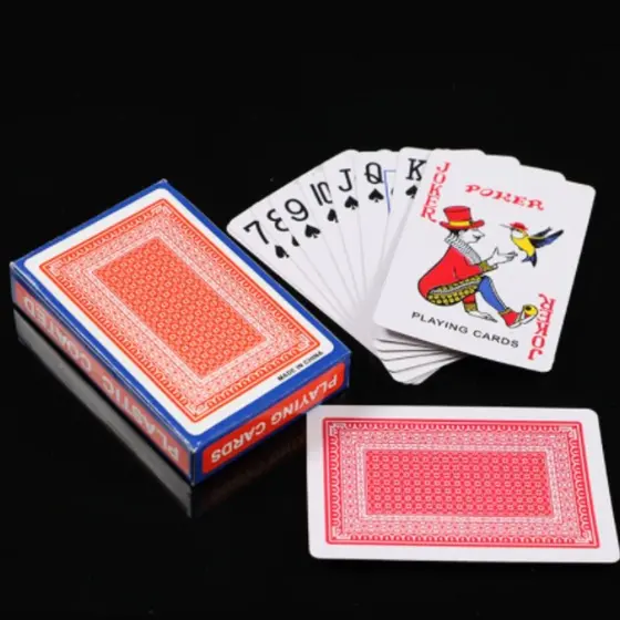 Conjunto De 7 Cartas De Jogar Sem Rasgos