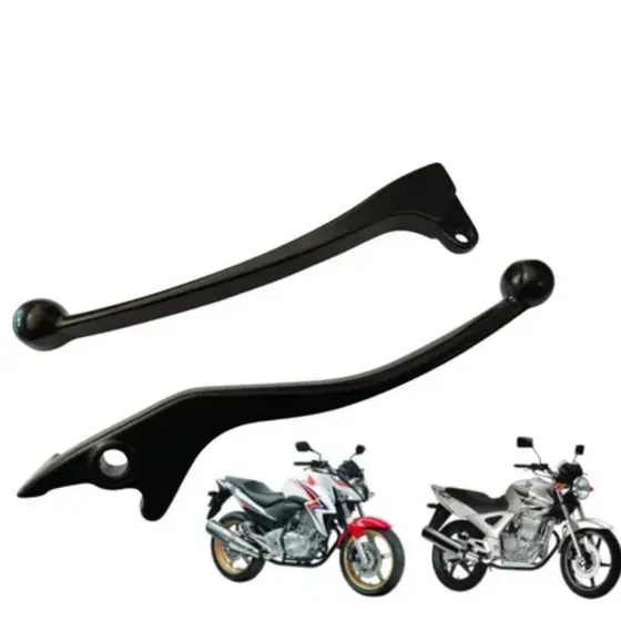 Par Manete Embreagem E Freio Disco Cbx Twister 250 Cb 300r CBX250 CB300R Maçaneta 2001 a 2015 Preto