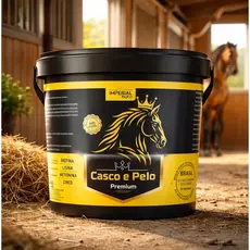 Casco e Pelo Premium 1kg Imperial Nutri Suplemento para Equinos, Cavalos, Potros, Éguas.