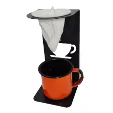 Mini Suporte Coador De Café Pano Cafeteira Passador