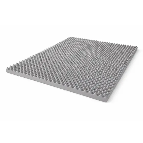 COLCHONETE CAIXA DE OVO CINZA CASAL PILLOW TOP ORTOPÉDICO MASSAGEADOR ANTIESCARAS CASCA DE OVO