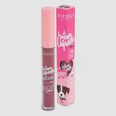 Batom Líquido Efeito Matte Vizzela Dog Lovers 100% Vegano Longa Duração