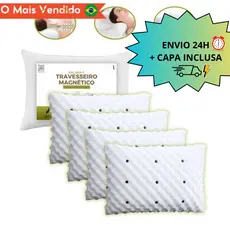 Travesseiros Magnético Terapêutico Ortopédico Anti Ronco Massageador Anatômico ENVIO IMEDIATO