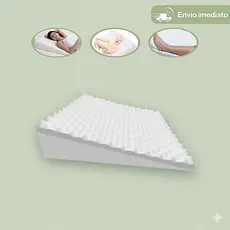 Travesseiro Anti-refluxo Adulto Rampa Berço Grávida Ativa Circulação Sanguínea Alivia Dor