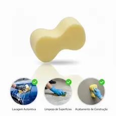 Kit Esponja de Espuma Multiuso – Limpeza de Carros, Pisos e Uso Doméstico