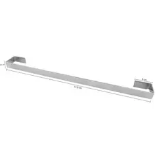 Porta Toalha de Banho Luxo Quadrado Cromado – Acessório Banheiro Premium