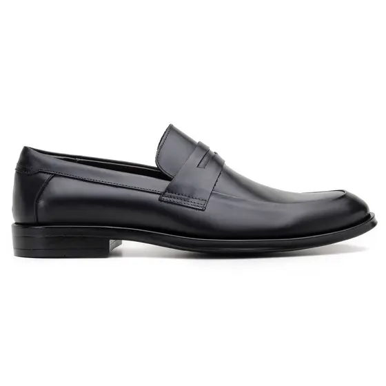 Sapato Turim Loafer Couro Preto
