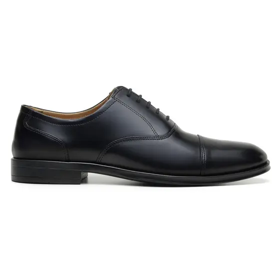 Sapato Masculino Oxford York Couro Preto
