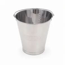 Balde Ordenha Tirar Leite 12L Inox Fazenda Sitio Gudim