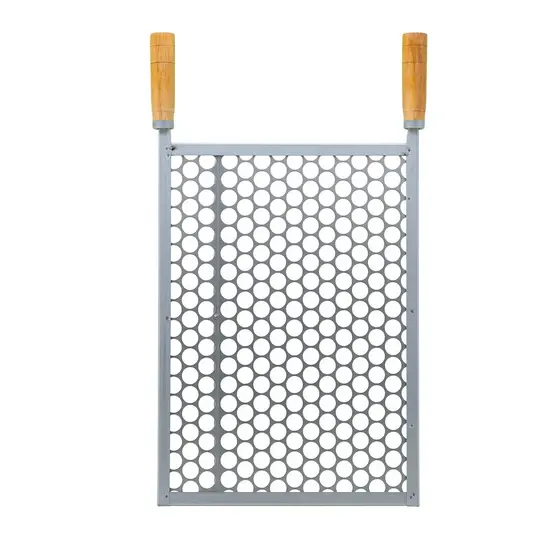 Grelha de Churrasco Popular N1 Inox 30x40cm p/ Churrasqueira a Carvao - Gudim