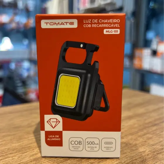 Luz de Chaveiro Recarregável Tomate MLG-151