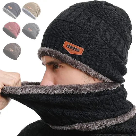 Touca de Inverno com Protetor de Pescoço Frio(TOUCA+CACHECOL-02)
