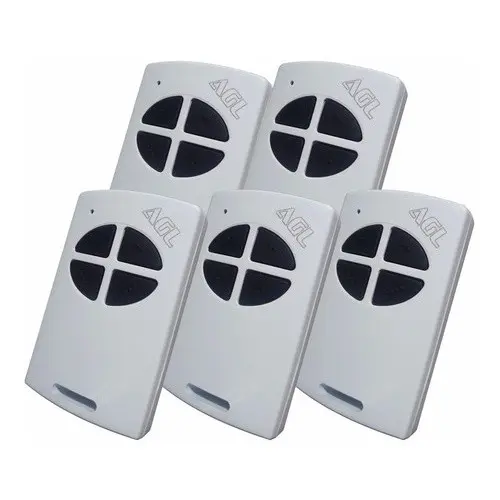 5 Controle Remoto Agl 4 Canais Para Alarme Portão 433
