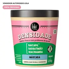 Lola Cosmetics Densidade - Máscara Capilar 230g Cabelos Resistentes