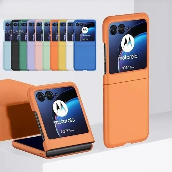 Capinha Capa Para Motorola Razr 50 / 60 / 70 Rígida Case Protetor Preta Rosa Azul
