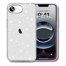 Capinha Capa Brilhante Glitter Cristal Luxo Para iPhone 16E 17E