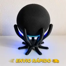 Suporte para Alexa Echo Dot 4 e 5 — Base de Mesa Antiderrapante Impressa em 3D | Design Moderno
