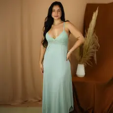 Kit 2 Camisolas Femininas Confortáveis Linha Noite Com Renda