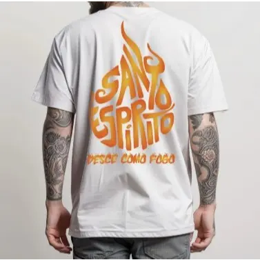 Camiseta SANTO ESPÍRITO Camisa Premium Algodão