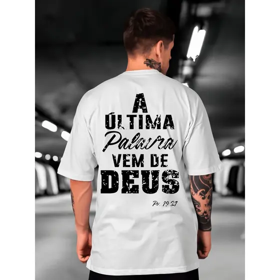 Blusa Masculina Oversized Gospel